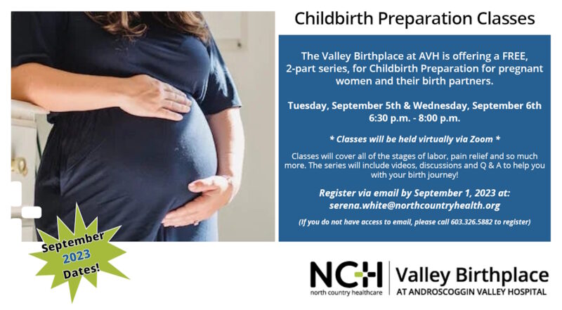 Childbirth Preparation Classes - September 2023