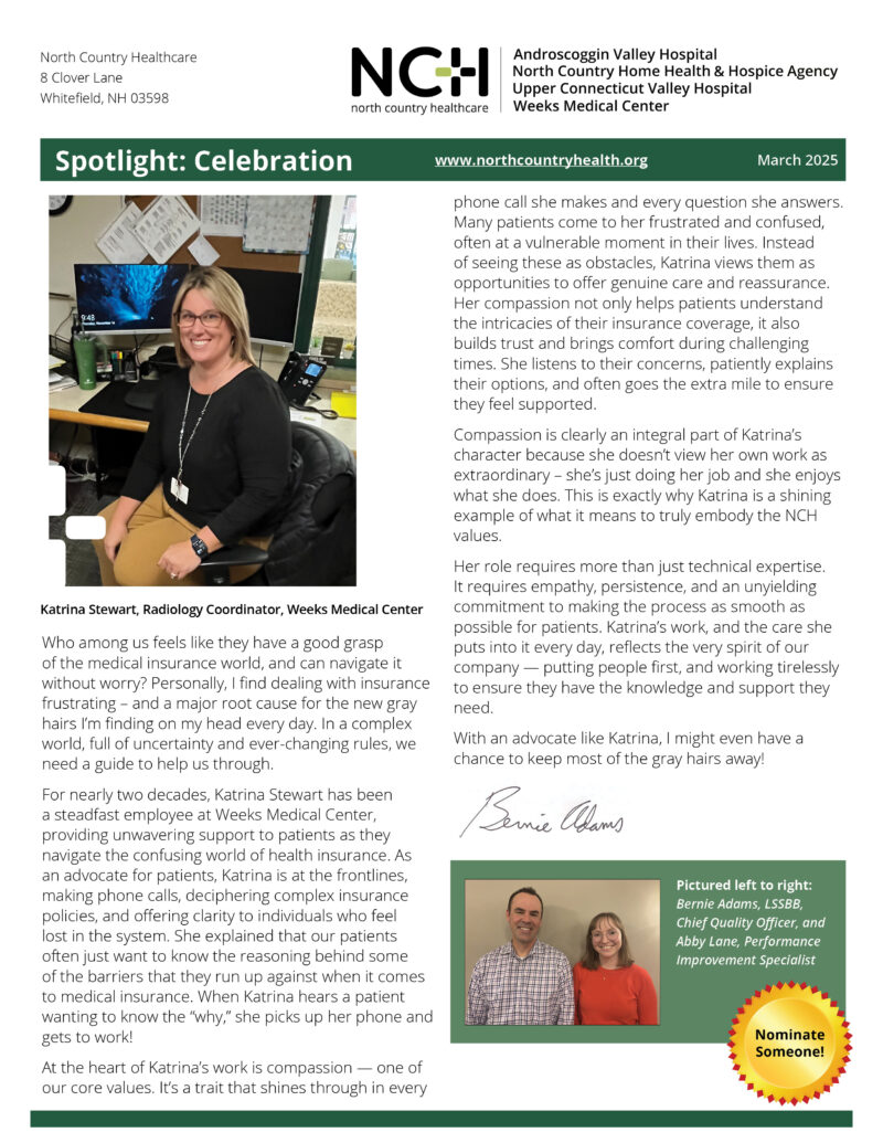 NCH Spotlight Celebration - March